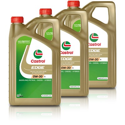 Castrol 3x 5 L EDGE 0W-30 LL von Castrol