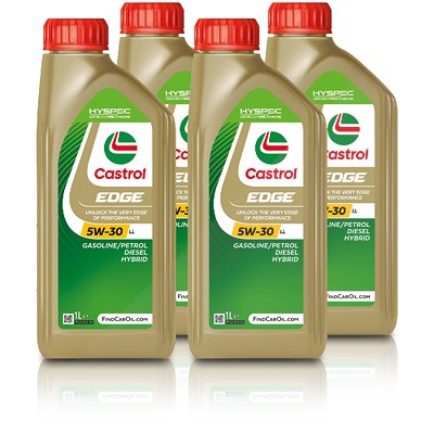 Castrol 4x 1 L EDGE 5W-30 LL [Hersteller-Nr. 15665F] von Castrol