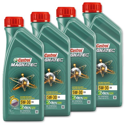 Castrol 4x 1 L Magnatec 5W-30 DX [Hersteller-Nr. 15C31F] von Castrol