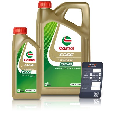 Castrol 6 L EDGE 10W-60 + Ölwechsel-Anhänger [Hersteller-Nr. 1595CE] von Castrol