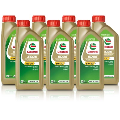 Castrol 7x 1 L EDGE 5W-30 LL [Hersteller-Nr. 15665F] von Castrol