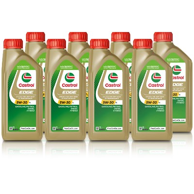 Castrol 8x 1 L EDGE 5W-30 LL [Hersteller-Nr. 15665F] von Castrol