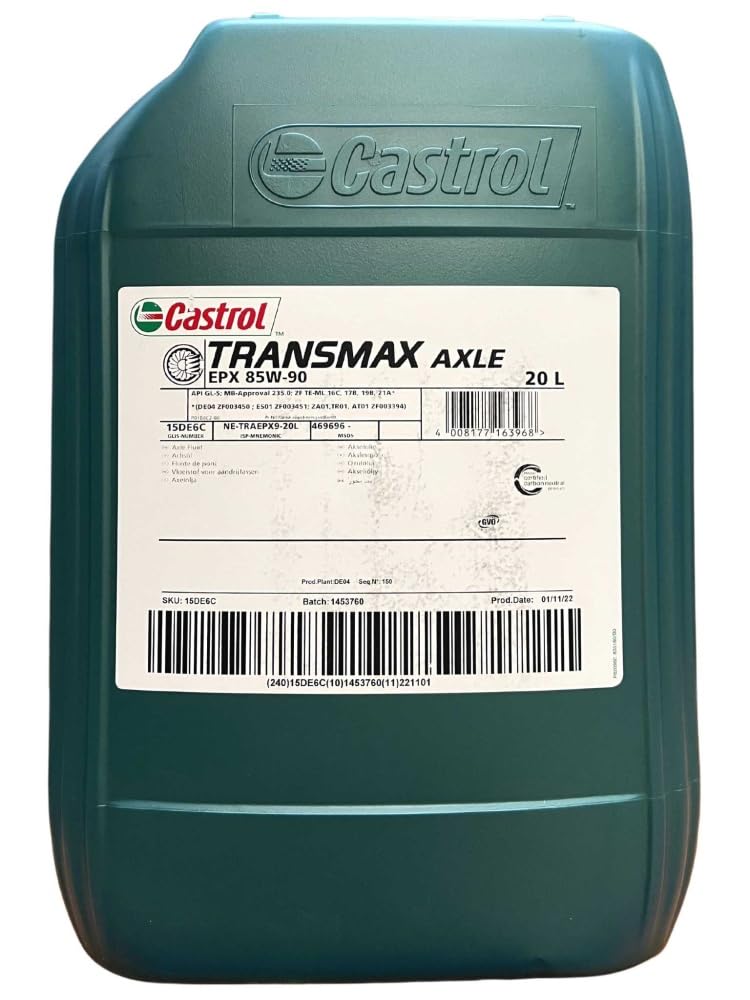 Castrol Axle EPX 90 Achsgetriebeöl 20l Kanister von Nein