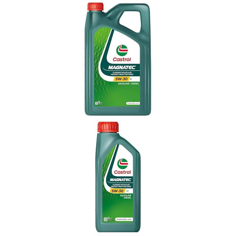 Castrol Bundle | Castrol MAGNATEC 5W-30 C2 Motoröl, 1L + 5L von Castrol