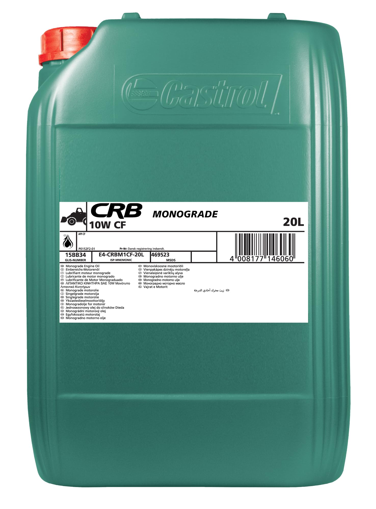 Castrol CRB Monograde 10W CF Motoröl, 20L von Castrol