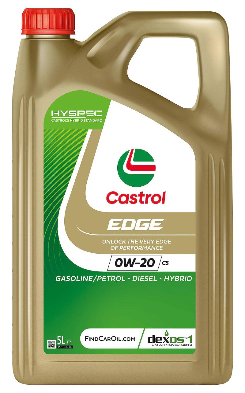 Castrol EDGE 0W-20 C5 Motoröl, 5L, Braun von Castrol