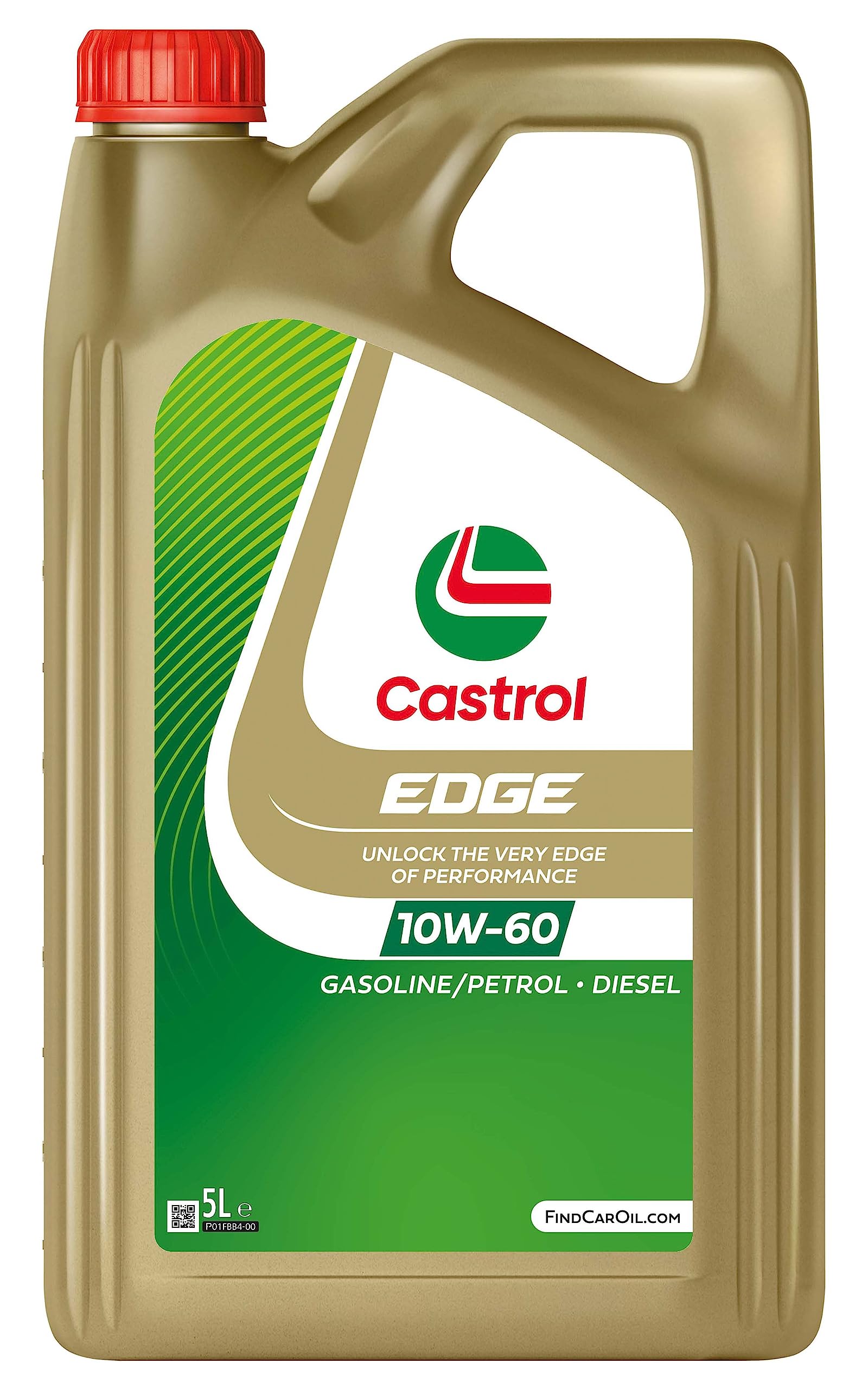 Castrol EDGE 10W-60 Motoröl, 5L, Weiß von Castrol