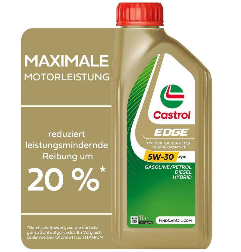 Castrol EDGE 5W-30 A5/B5 Motoröl, 1L von Castrol