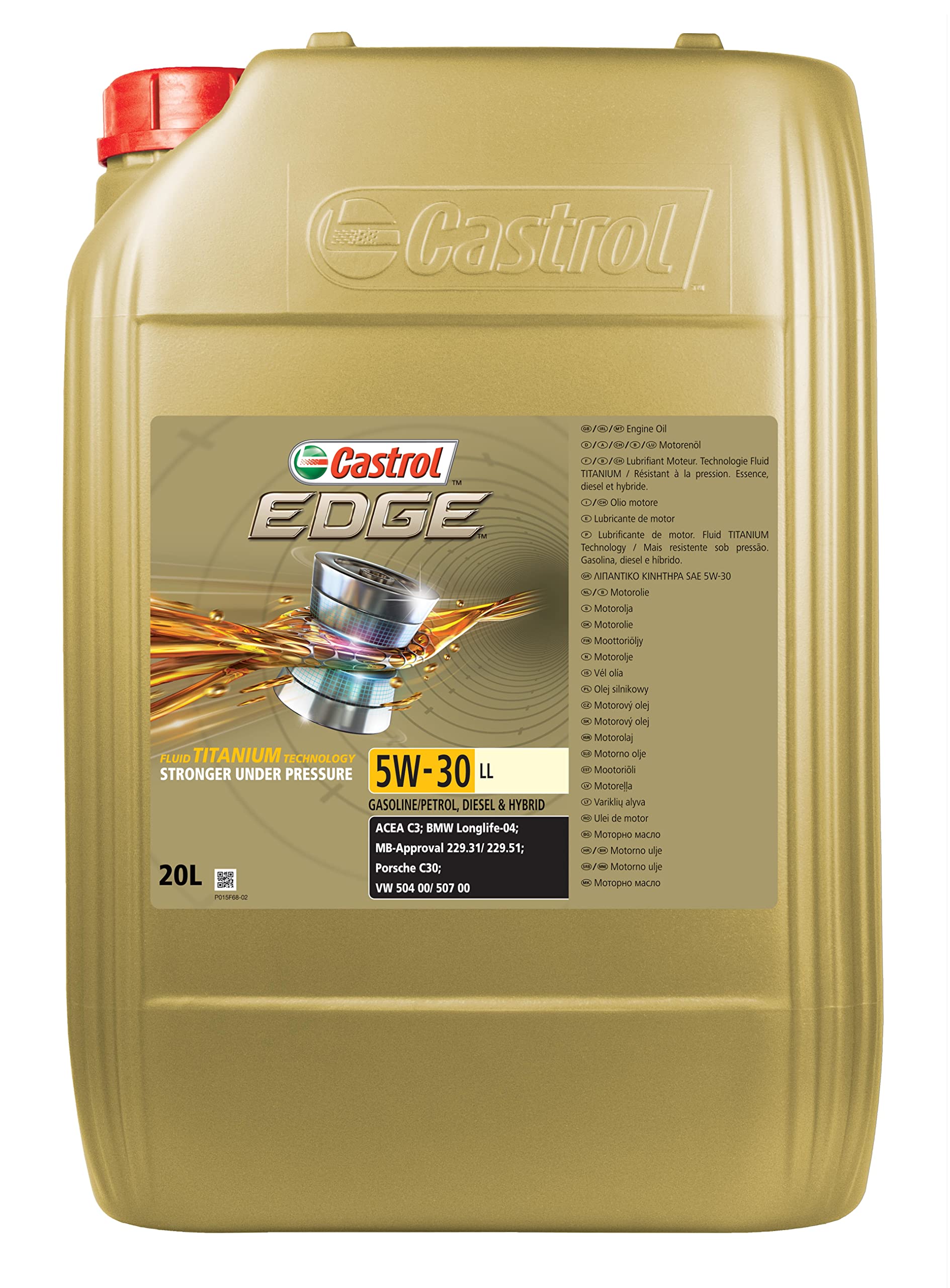 Castrol EDGE 5W-30 LL Longlife Motoröl, 20L von Castrol