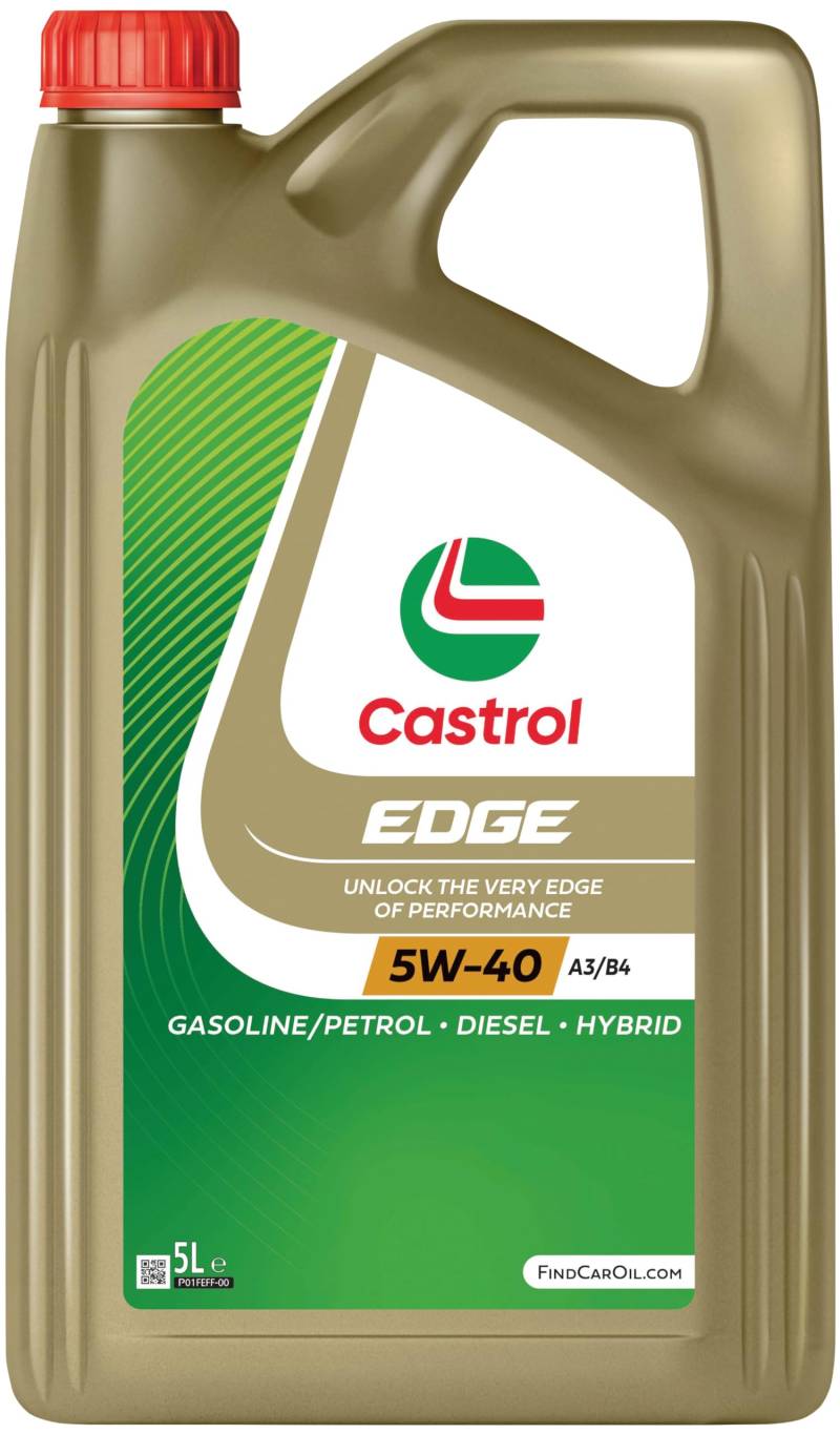 Castrol EDGE 5W-40 A3/B4 Motoröl, 5L, Gold von Castrol