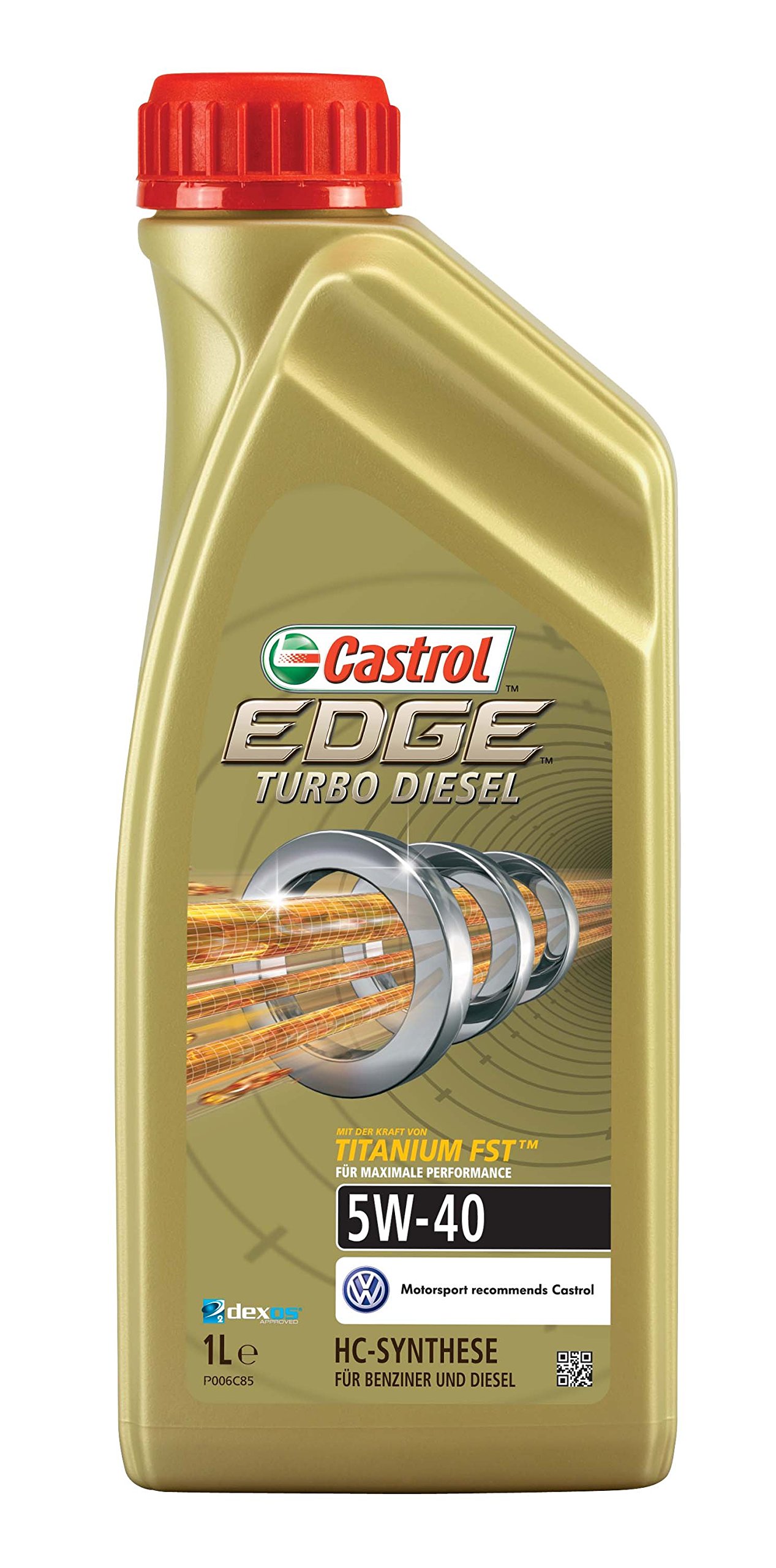 Castrol EDGE TURBO DIESEL 5W-40 Motorenöl 1L von Castrol