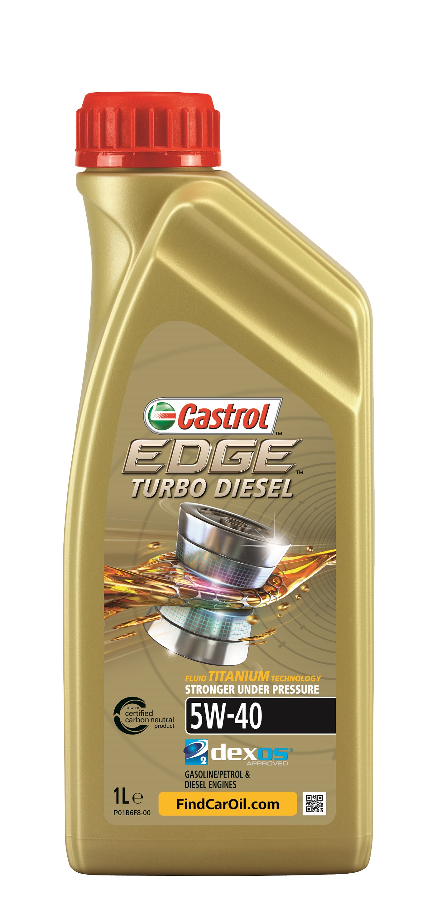 Castrol Edge Turbo Diesel 5W-40 Motoröl, 1 l von Castrol