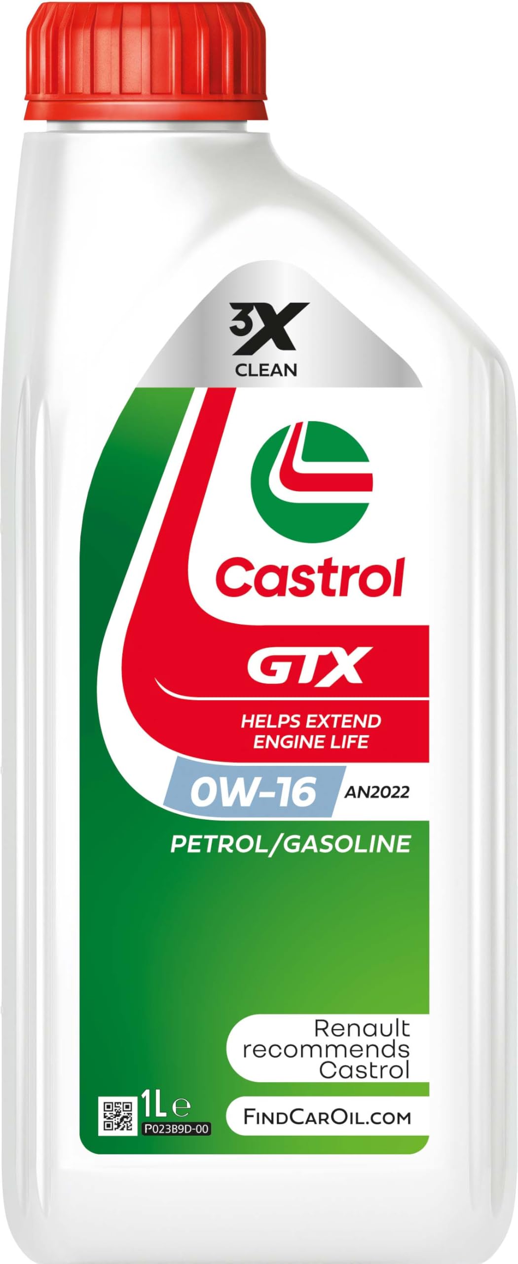 Castrol GTX 0W-16 AN2022 Motoröl, 1L von Castrol