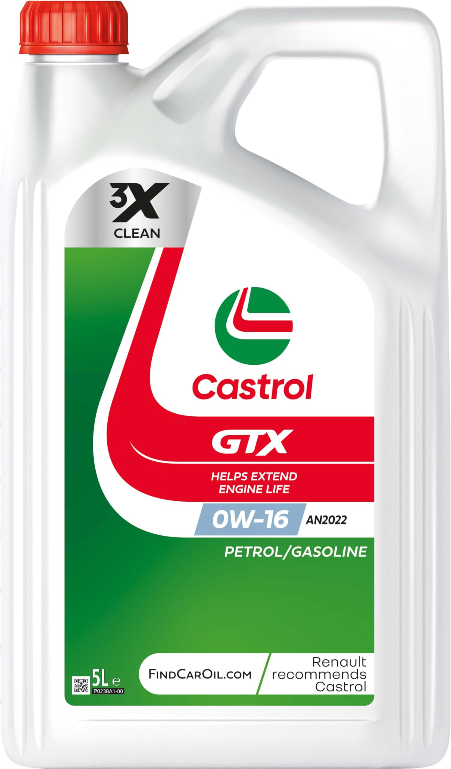 Castrol GTX 0W-16 AN2022 Motoröl, 5L von Castrol