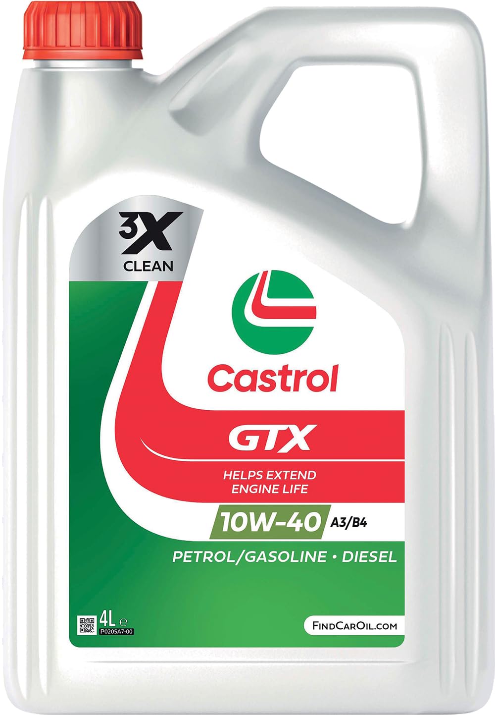 Castrol GTX 10W-40 A3/B4 Motoröl, 4L von Castrol