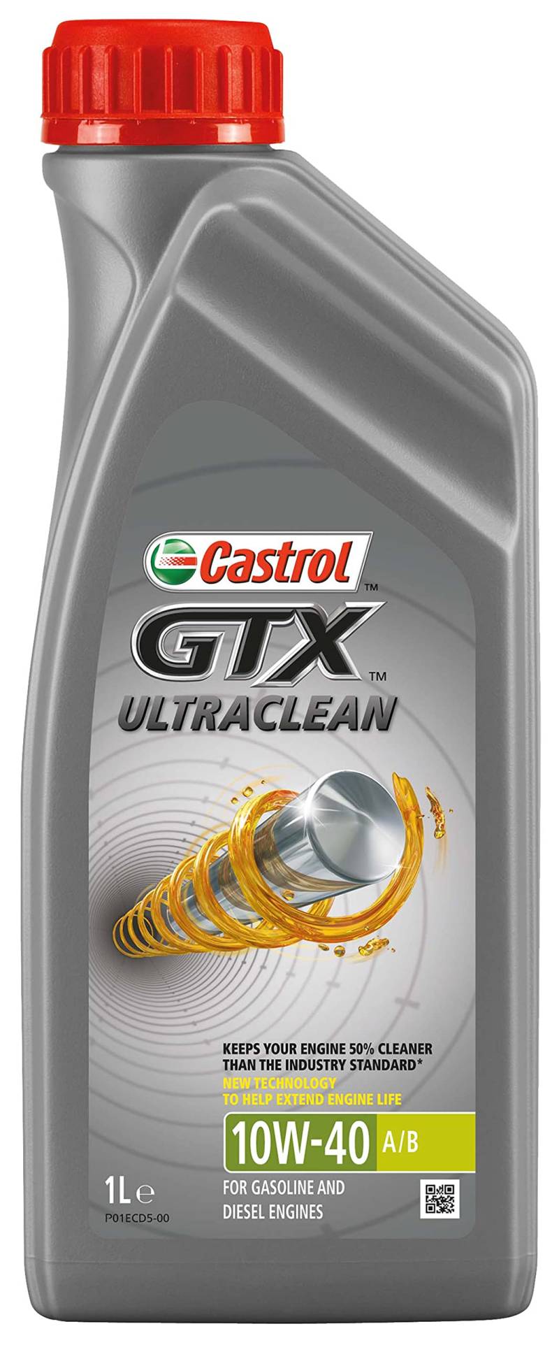 Castrol GTX ULTRACLEAN 10W-40 A3/B4, 1 Liter von Castrol