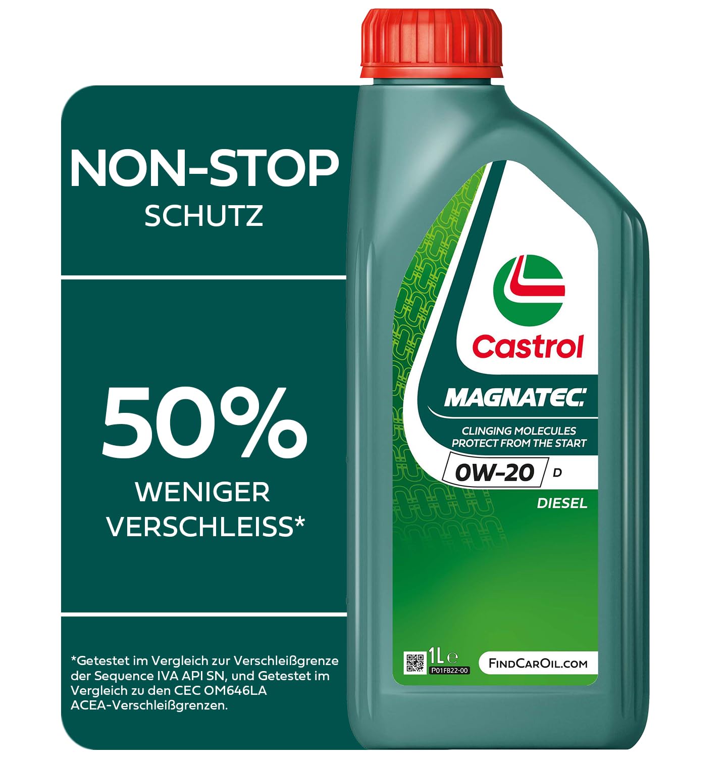 Castrol MAGNATEC 0W-20 D Motoröl, 1L von Castrol