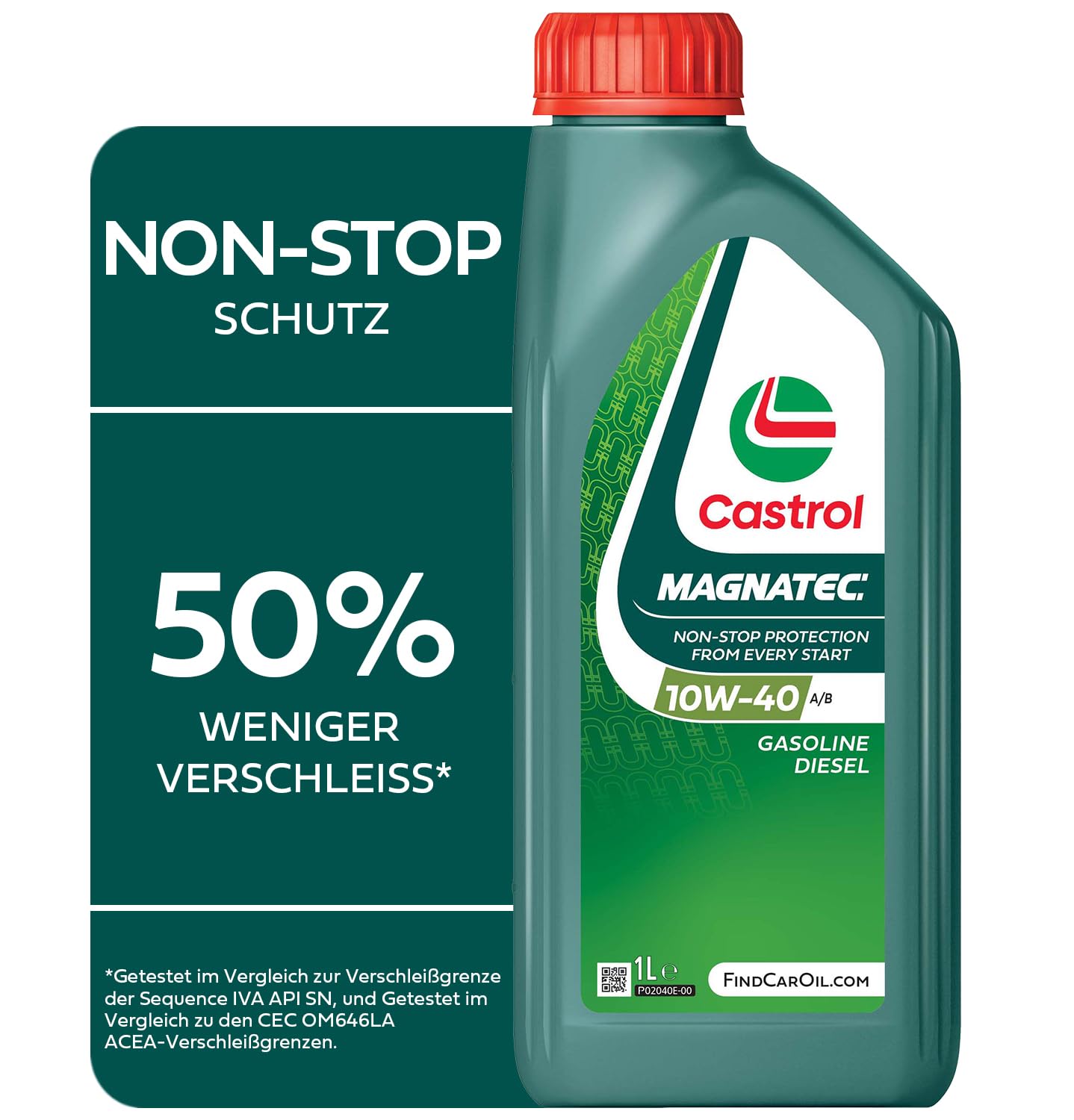 Castrol MAGNATEC 10W-40 A/B Motoröl, 1L, Gold von Castrol