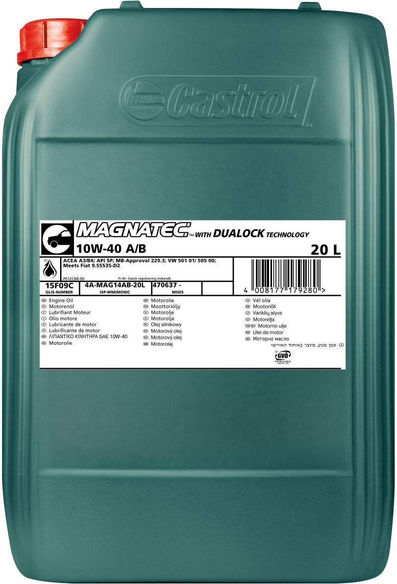 Castrol MAGNATEC 10W-40 A/B Motoröl, 20L von Castrol