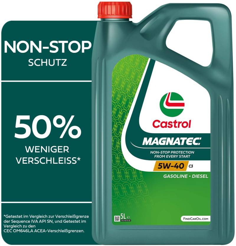 Castrol MAGNATEC 5W-40 C3 Motoröl, 5L von Castrol