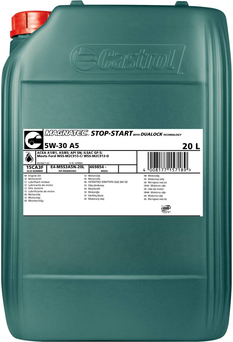 Castrol MAGNATEC Stop-Start 5W-30 A5, 20 Liter von Castrol