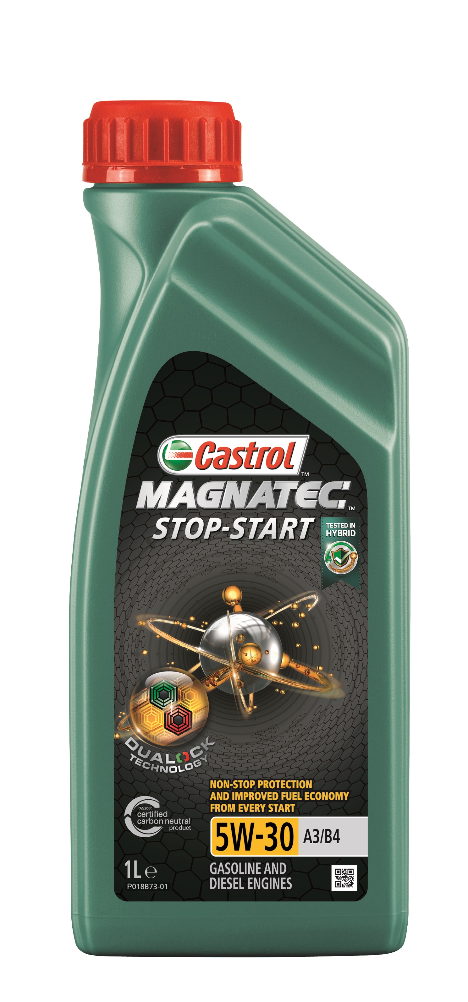 Castrol Magnatec Stop-Start 5W-30 A3/B4 Motoröl, 1 Liter von Castrol