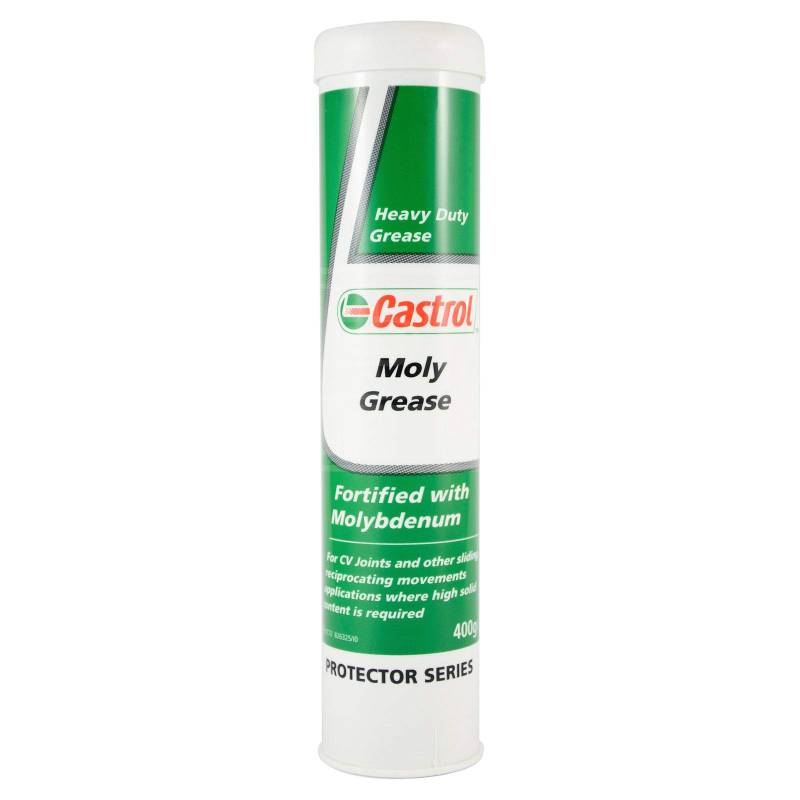 Castrol Moly Fett angereichertes Molybdän-Molybdän-Schmiermittel, strapazierfähig, 400 g Kartusche von Castrol