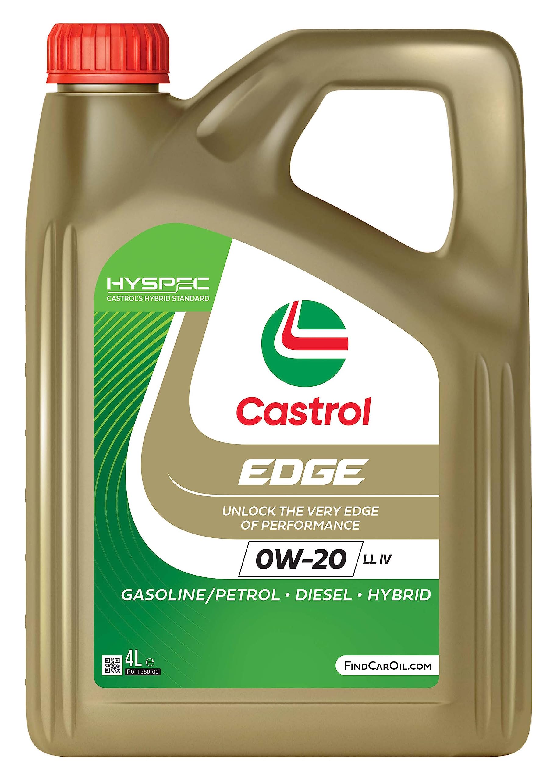 Castrol Motoröl Edge 0W-20 LL IV 4-Liter, Braun von Castrol