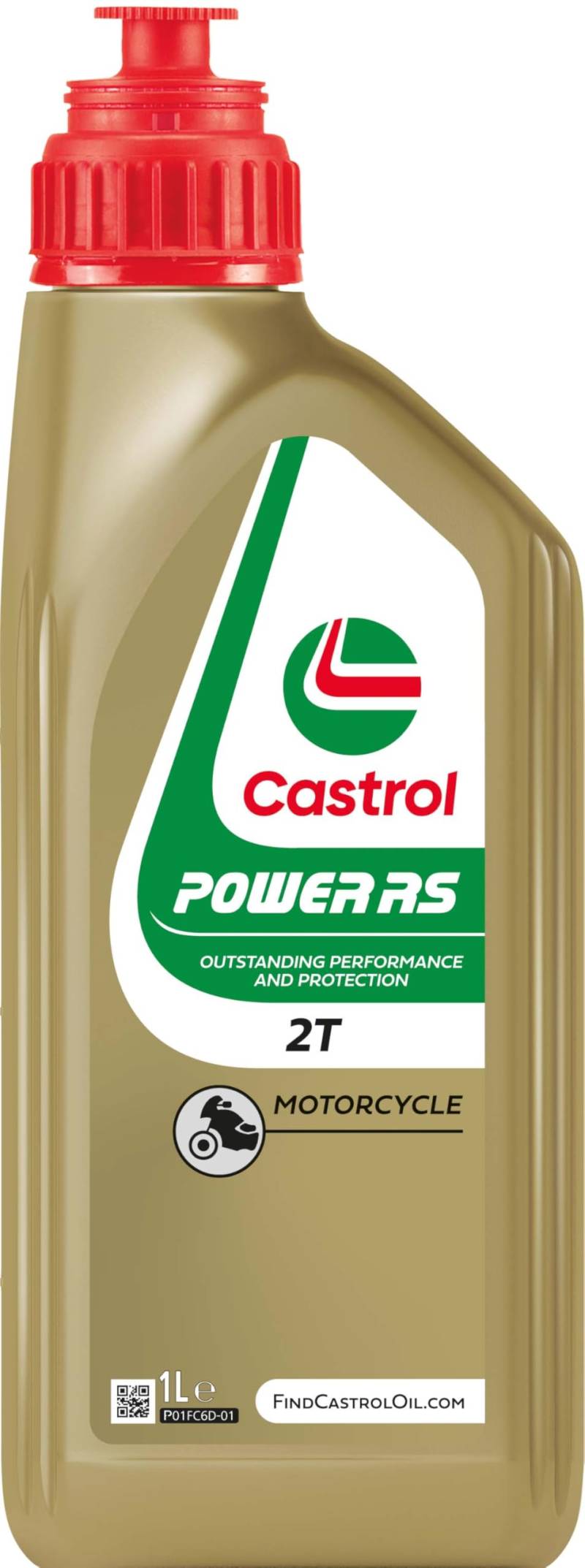 Castrol Motoröl Power RS 2T (2-Takt) 1-Liter, Gold von Castrol