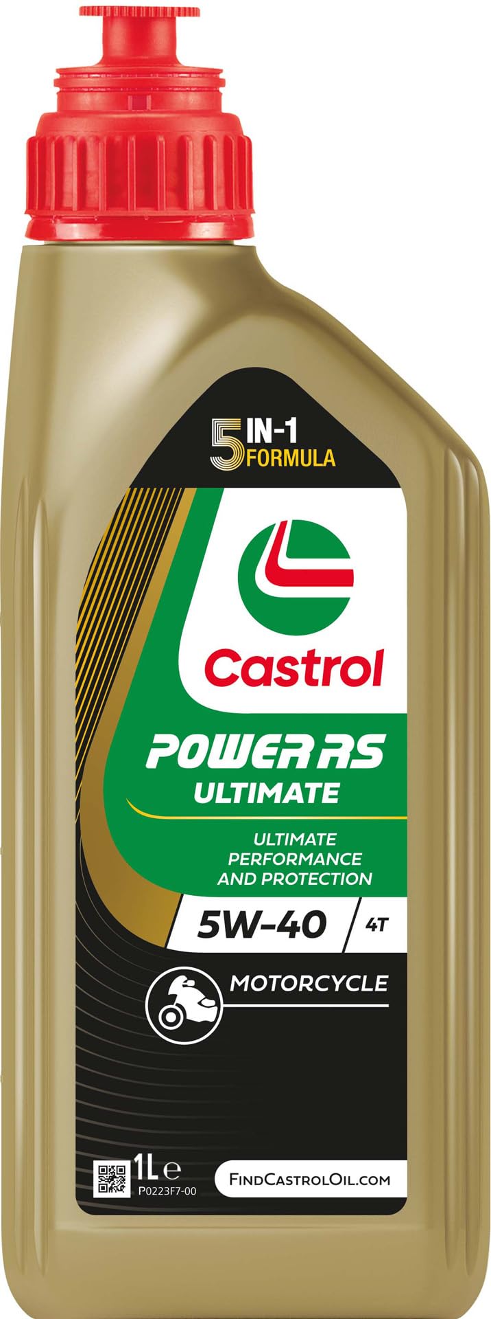 Castrol Motoröl Power RS Ultimate 4T (4-Takt) 5W-40 1-Liter von Castrol