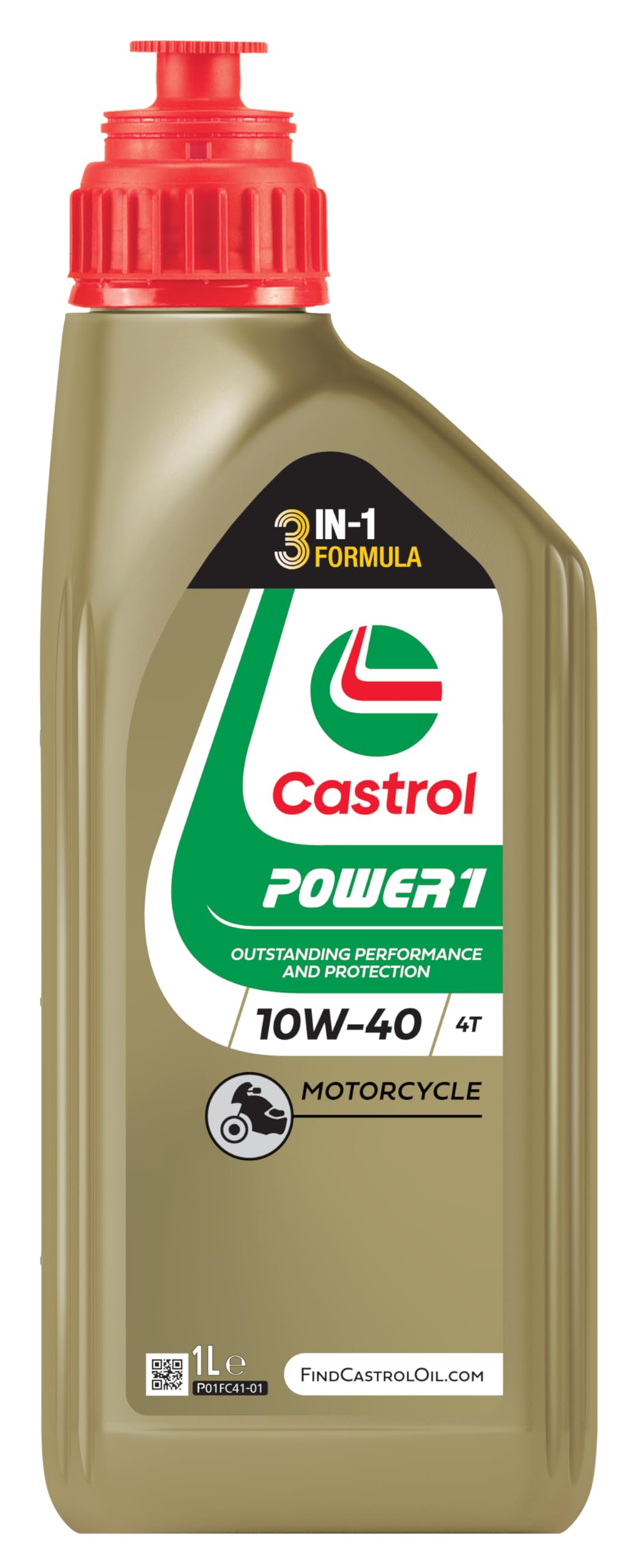 Castrol POWER1 4T 10W-40 Motoröl, 1L von Castrol