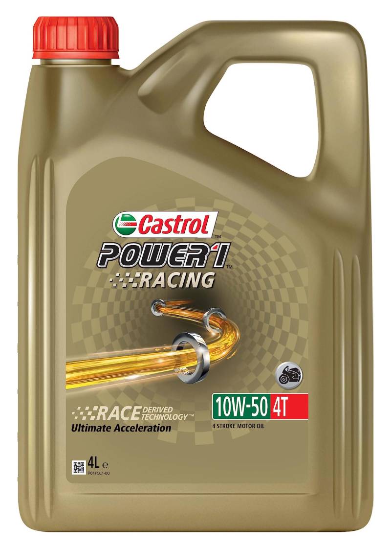 Castrol POWER1 RACING 4T 10W-50 4-Takt Motoröl, 4L von Castrol