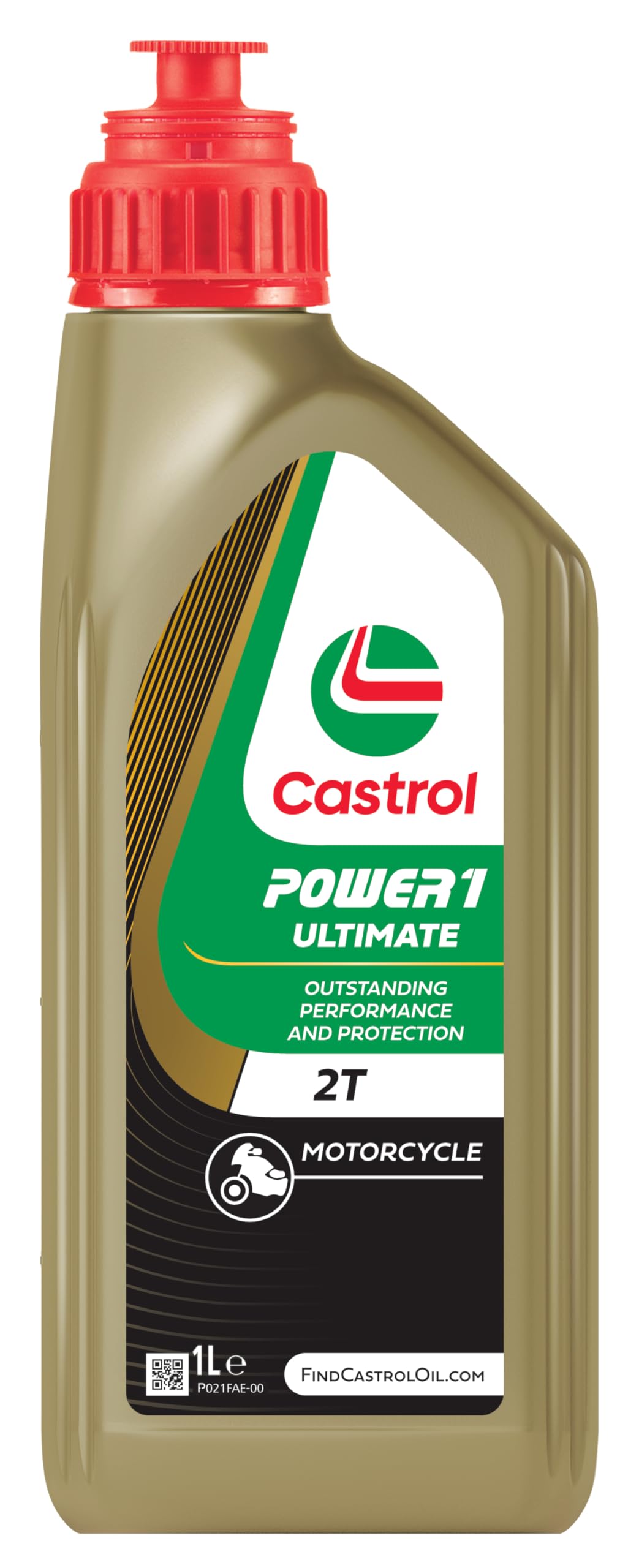 Castrol POWER1 ULTIMATE 2T Motoröl, 1L, Gold von Castrol