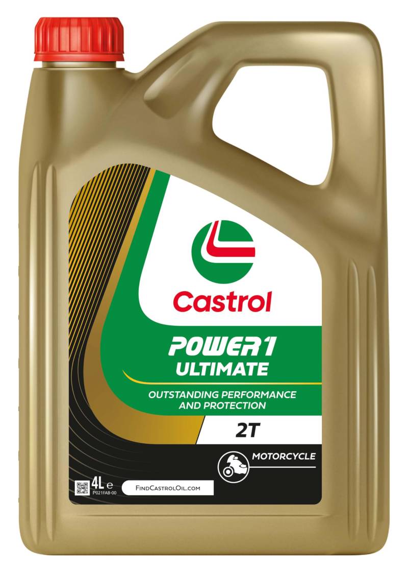 Castrol POWER1 ULTIMATE 2T Motoröl, 4L, Gold von Castrol