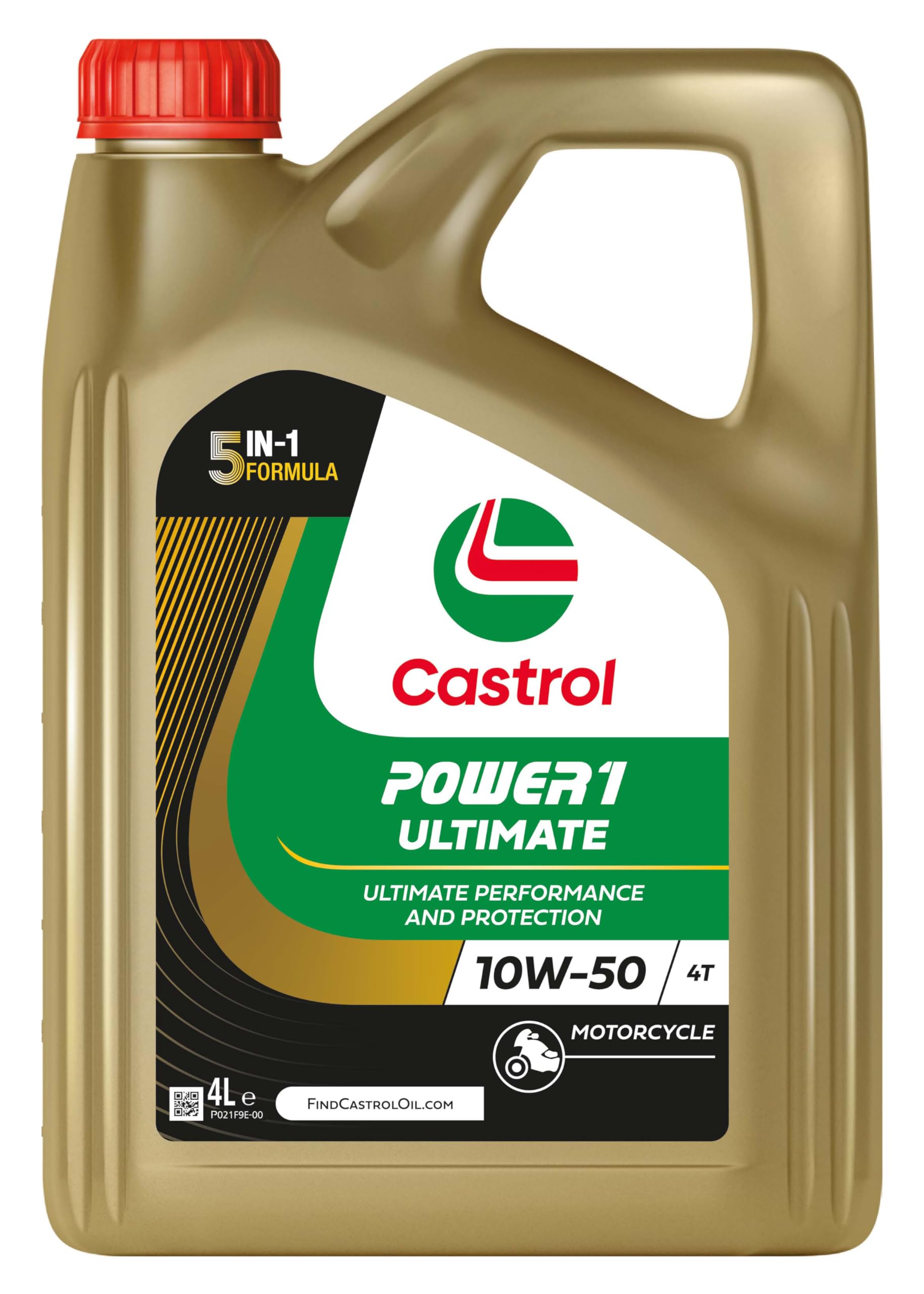 Castrol POWER1 ULTIMATE 4T 10W-50 Motoröl, 4L von Castrol