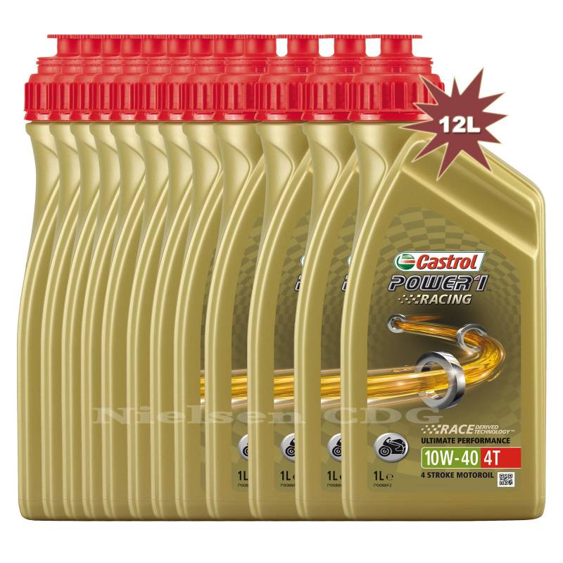 Castrol-Power-1-Racing-4T-Motorrad-Motoröl, 10W-40 von Castrol