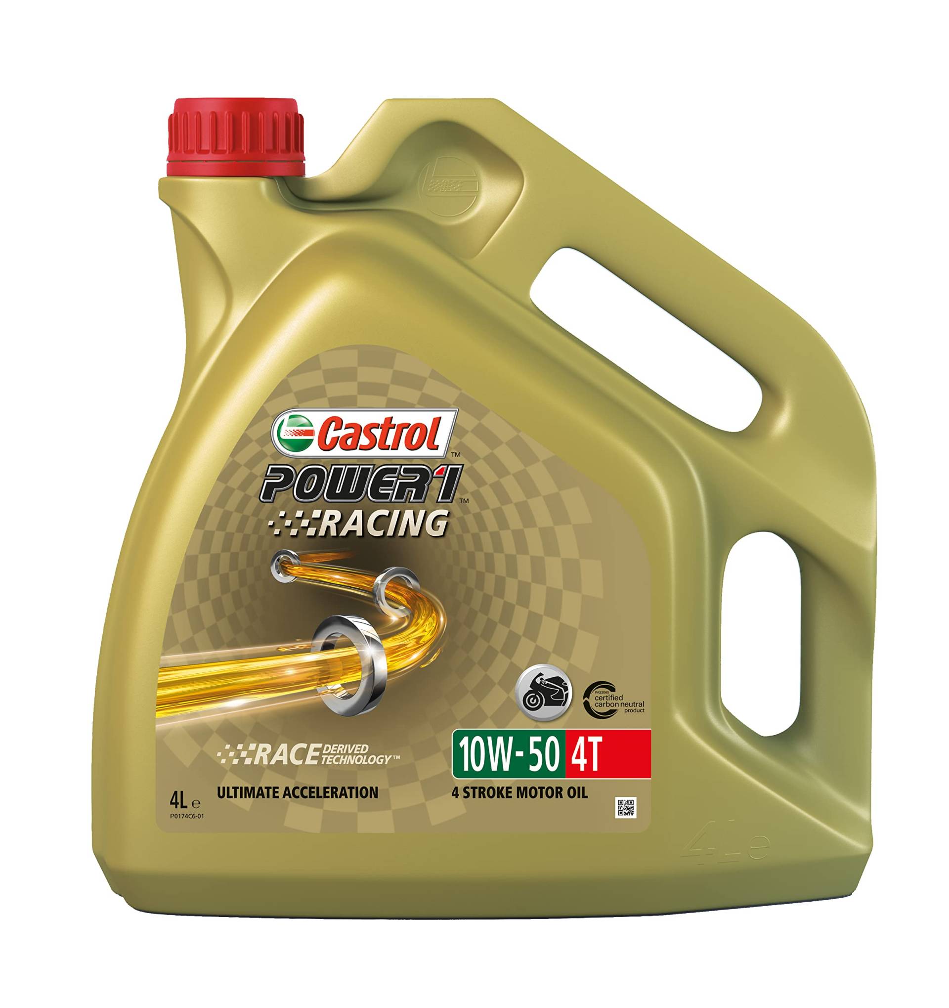 Castrol POWER1 RACING 4T 10W-50, 4 Liter von Castrol