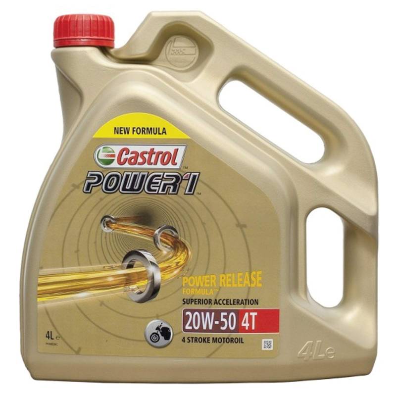 Castrol Power 1 Verbesserte Formula 4T 20 W50 4L. (Alt Act Evo) von Castrol