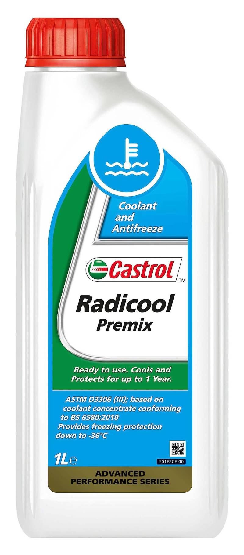 Castrol Radicool Premix Kühlflüssigkeit, 1L von Castrol