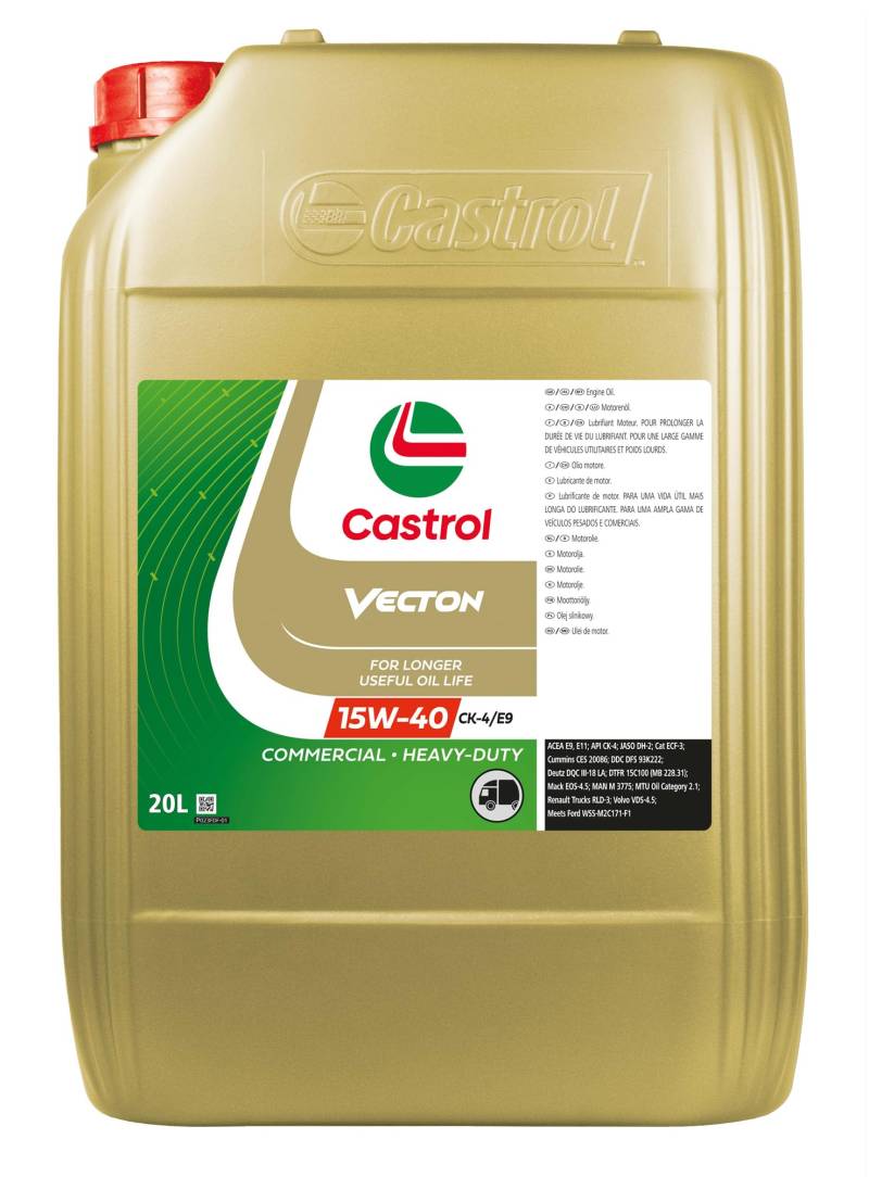 Castrol Vecton 15W-40 CK-4/E9 Motoröl, 20L von Castrol