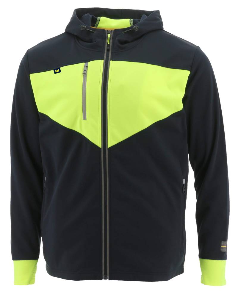 Kapuzenjacke Triton navy-gelb L von CAT