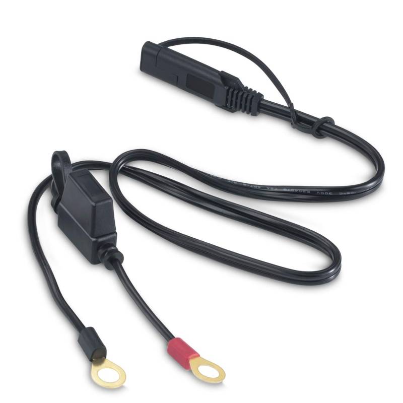 iMESTOU SAE Kabel 2 Pin Quick Disconnect Stecker zu O Ring Terminal Kabelbaum 2 Fuß Verlängerung Ladekabel SAE-Stecker mit Sicherung für 12V/24V Motorrad, ATV, Rasenmäher... von iMESTOU