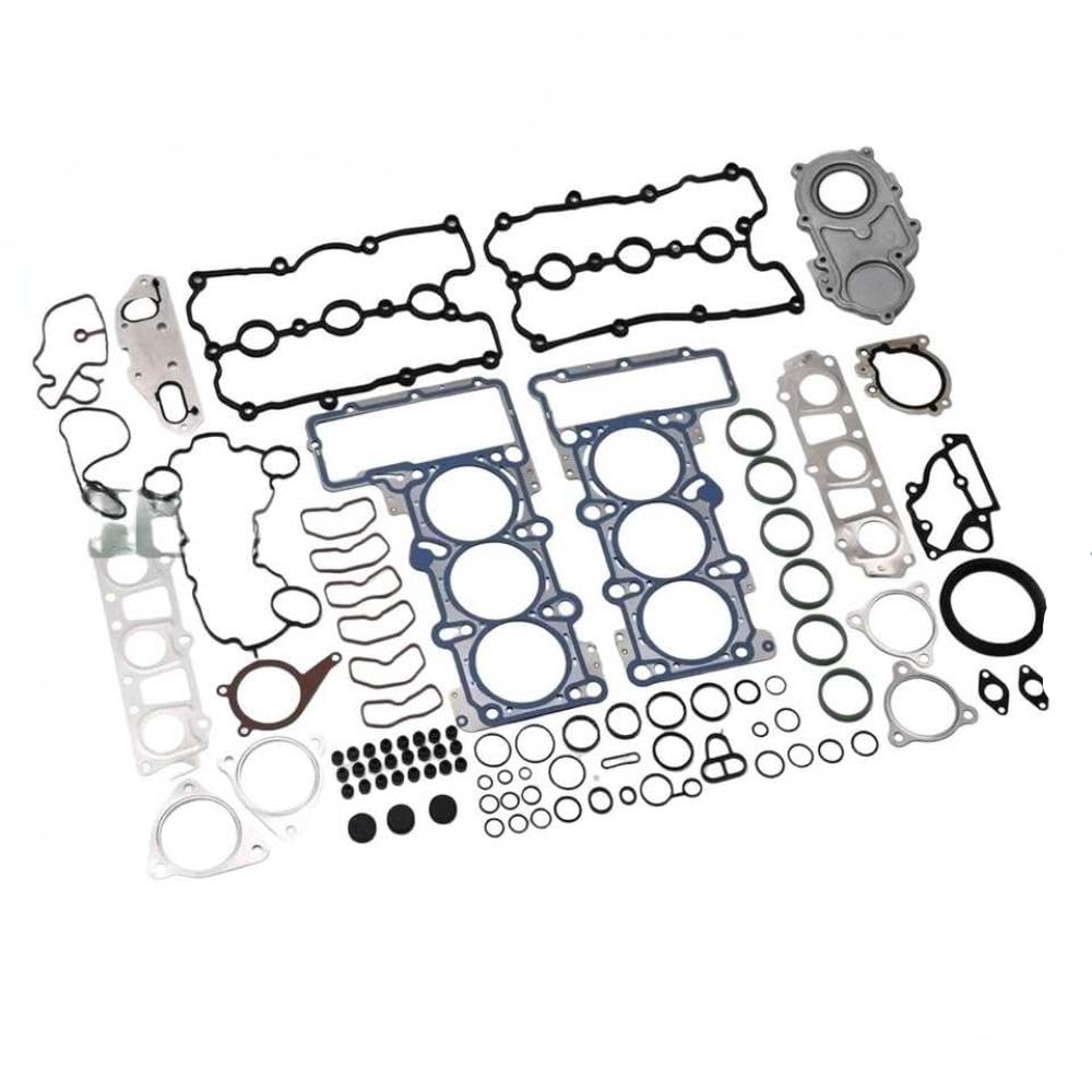 Kompatibel mit 08–12 A4 A5 A6 Q5 3.2L V6 OE-Nummern 06E103148AC 06E103149AC 06E103148BA 06E103149BA Motorreparatur-Dichtungs- und Dichtungssatz von CbErFVK