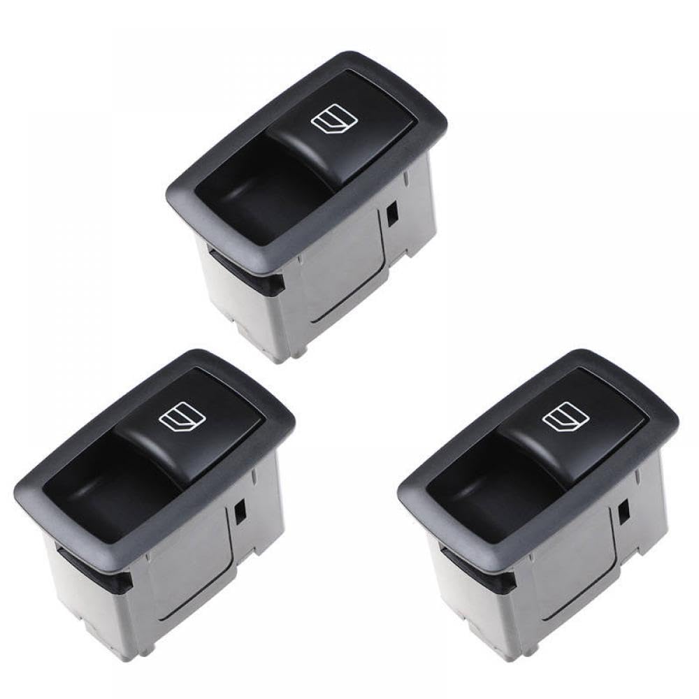 Kompatibel mit A2518300290 2518200510 Power Window Switch Taste Ersatz GL ML W164 GL320 GL350 GL450(3pcs BK button) von CbErFVK