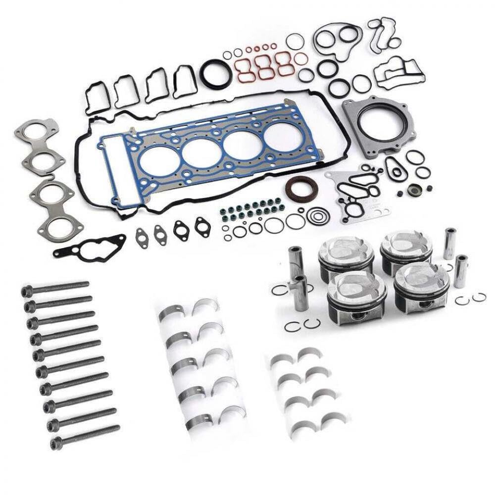 Kompatibel mit C200 CGI W204 W212 R172 C200 C250 E200 E250 M271 1.8 Motor-Umbausatz, Kolbendichtung von CbErFVK