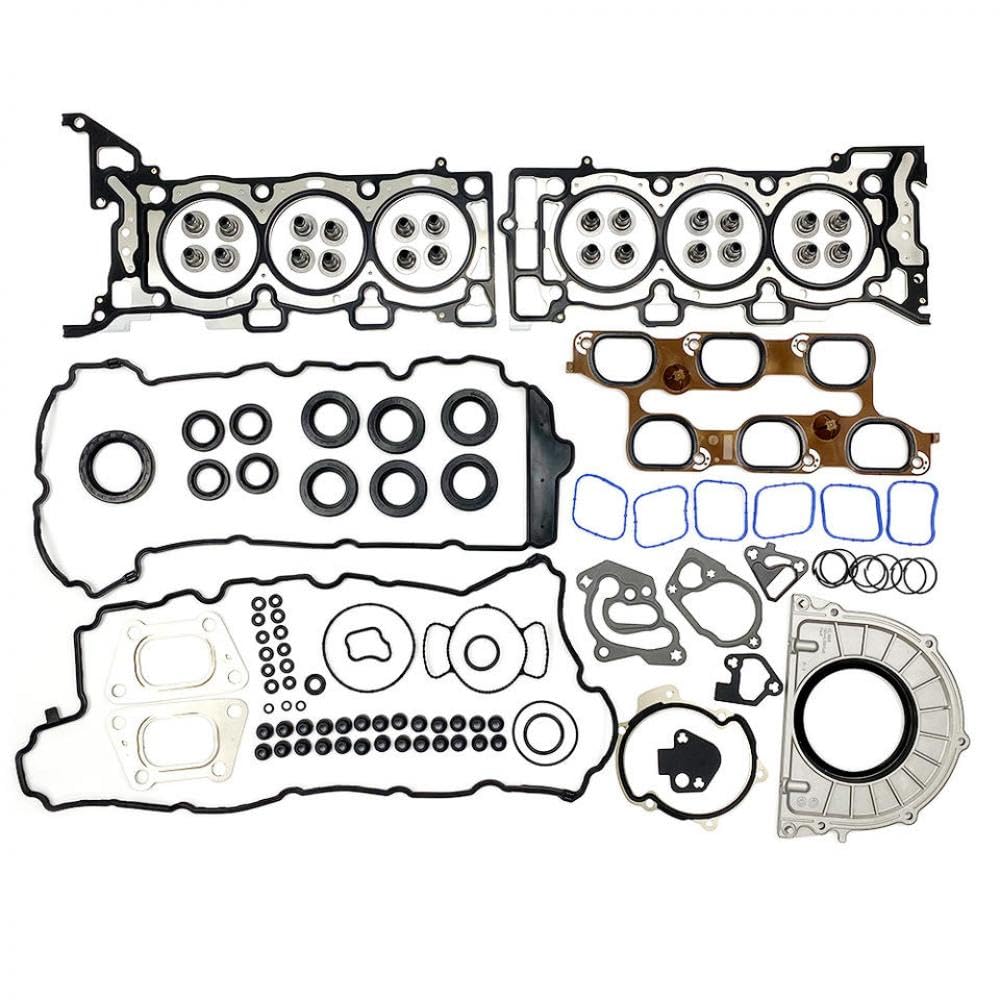 Kompatibel mit LaCrosse 3.0L CTS LF1 OEM 12634590 Überholungsdichtungs-Reparatursatz Motorzylinderkopfdichtungssatz von CbErFVK