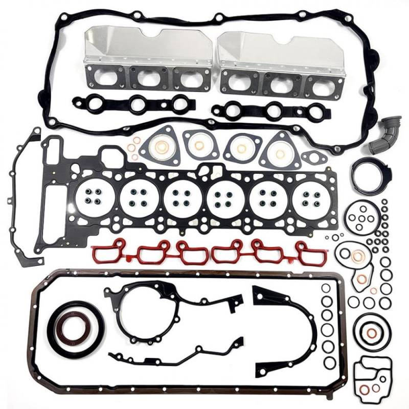 Kompatibel mit M54 B22 X3 X5 Z3 E36 E39 E46 E85 330i 525i Zylinderkopfdichtung 11120141055 Motordichtungssatz-Überholungssatz von CbErFVK