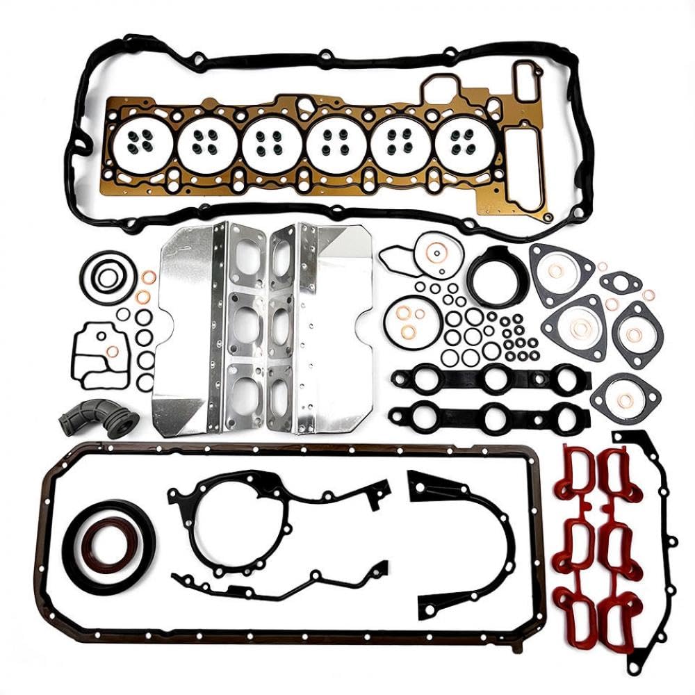 Kompatibel mit M54 B30 306S3 3.0L X5 E46 E39 E60 E53 E85 Z3 325i 11127507597 Motordichtungs-Überholungssatz von CbErFVK