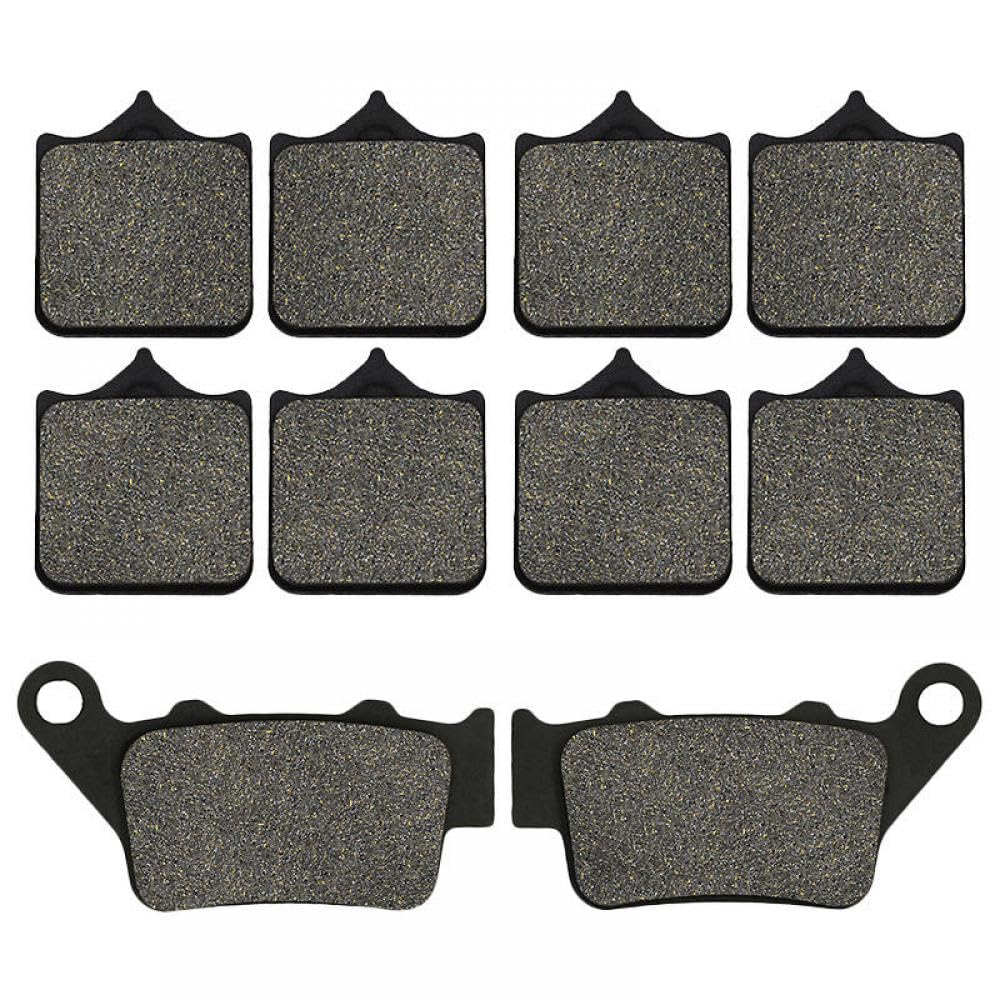 Kompatibel mit Motard BX 570 2008–2010 SM 610 S IE 2006–2009 STR650 2007 Supermoto 701 2016–2020 Motorrad-Bremsbeläge(Front and Rear) von CbErFVK