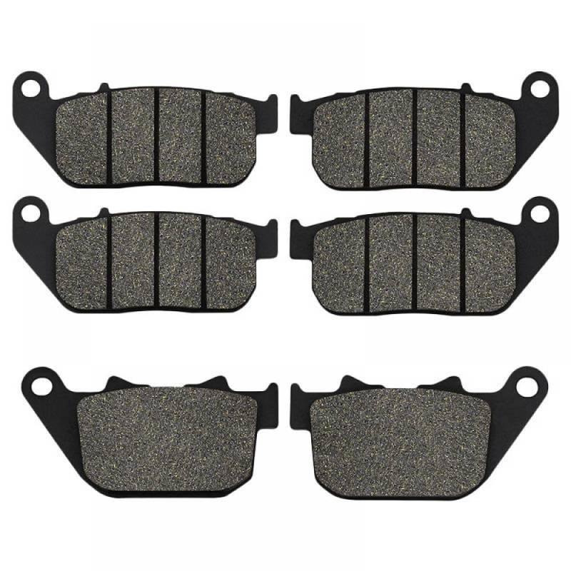 Kompatibel mit Motorrad-Bremsbelägen XL883 Sportster XL883R Roadster 2005–2014 XL1200 XL1200R Sportster 2004–2008(Front Rear 3 pairs) von CbErFVK